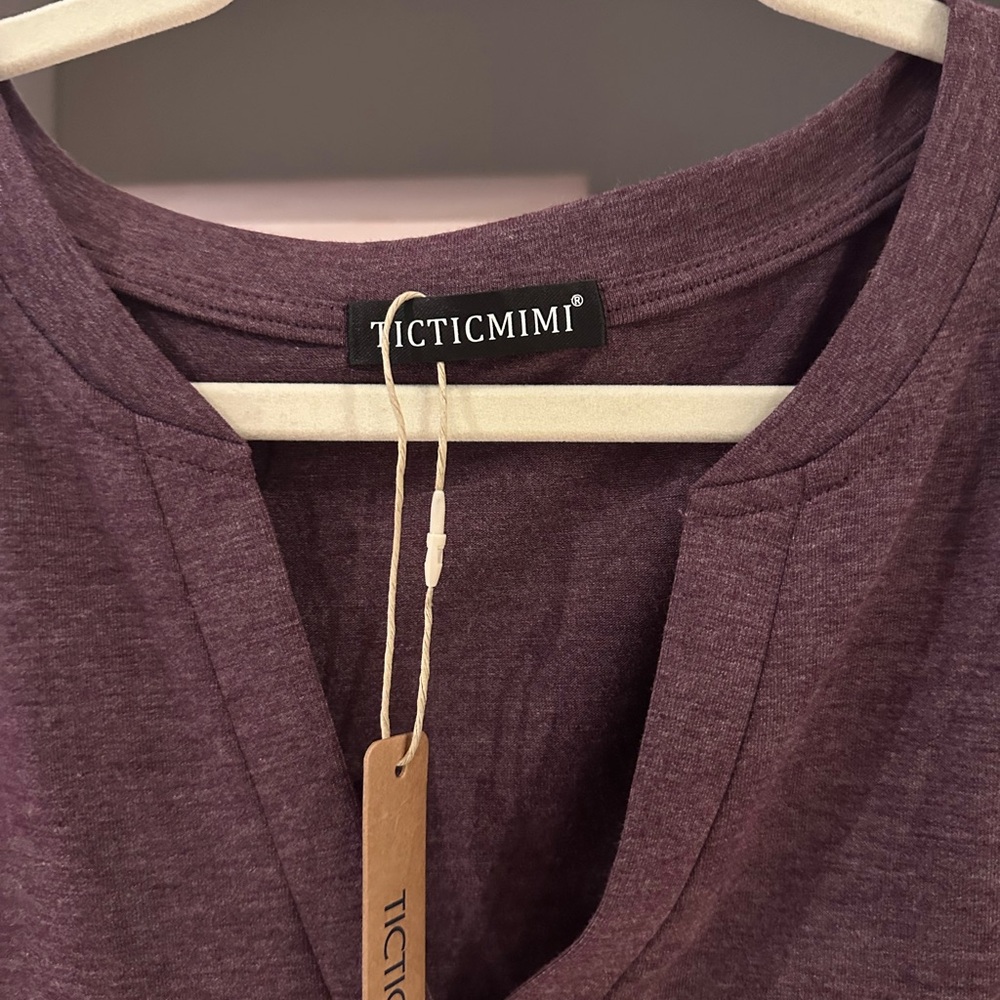 Women's Purple Top - Picture 2 of 4
